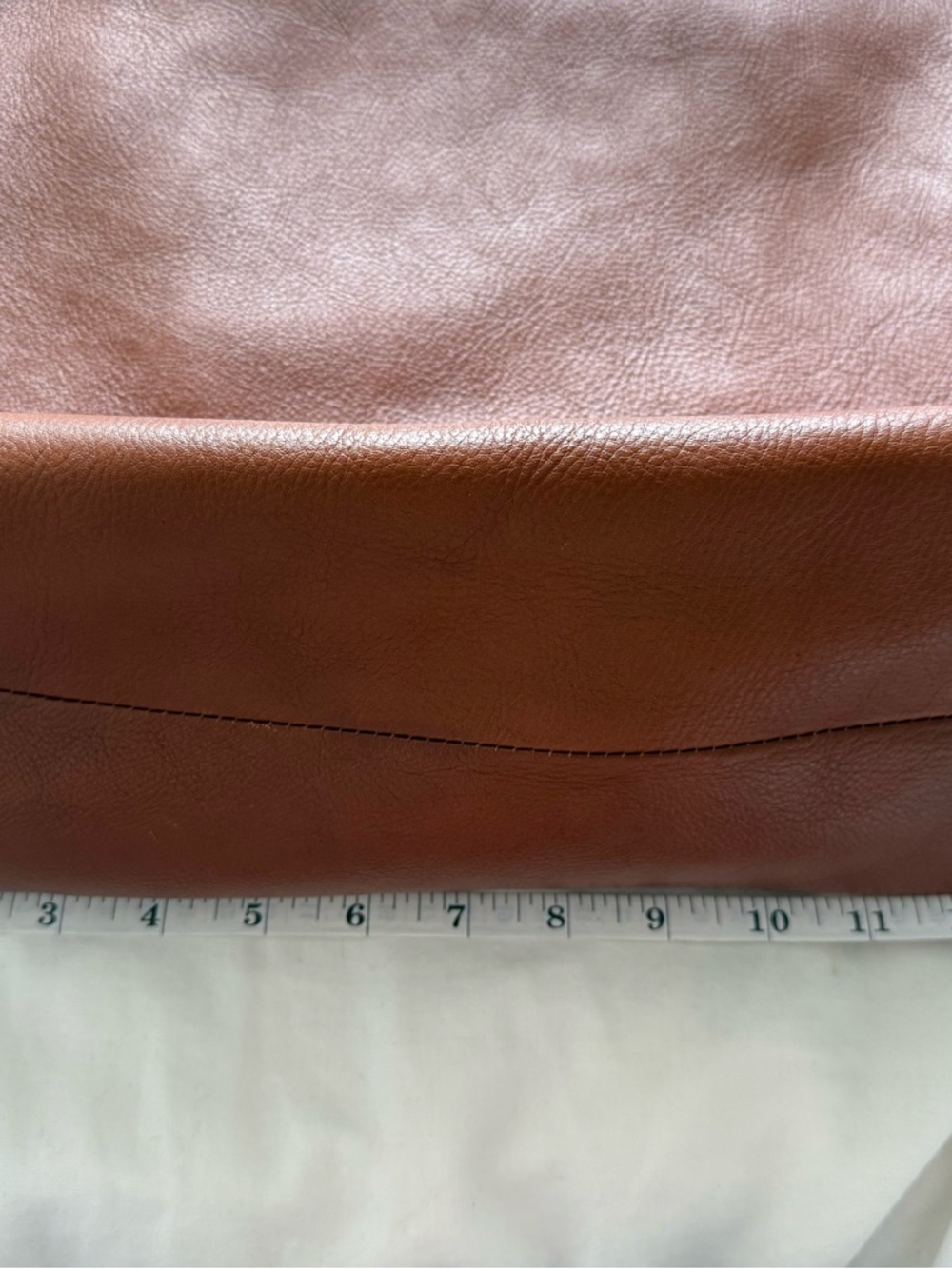 Classic Brown Leather Tote Bag - Picture 11 of 13